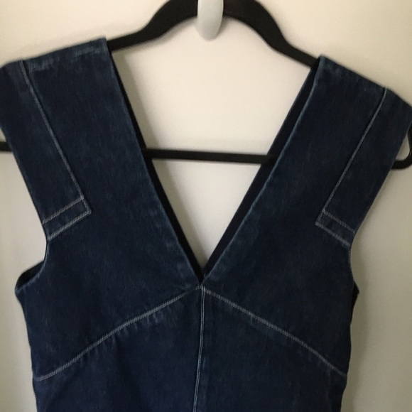 COS DENIM A-LINE DRESS NWT Size 6 - Picture 8 of 9